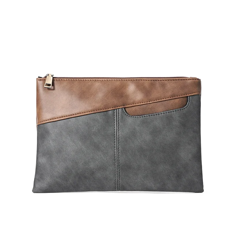 Винтажный Корейский мужской клатч-конверт