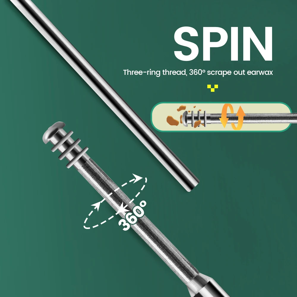 6 шт. набор ушных вкладышей для чистки каналов | Красота и здоровье