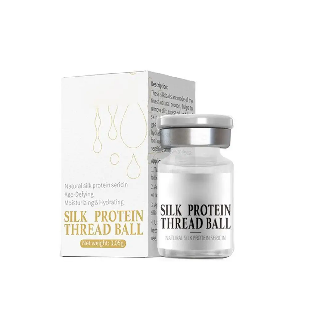 

Silk Protein Thread Ball Collagen Facial Serum 100g Moisturizing Whitening Anti Wrinkles Brighten Skin Colour Face Skin Care