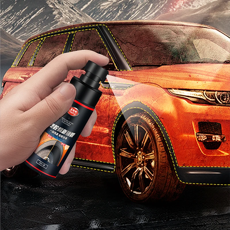 

2022 New Interior Detailer Plastic Leather Restorer Quick Coat For Car Interior Refurbish Leather Renovator Conditioner