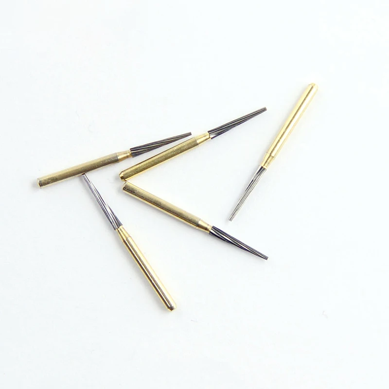 5 шт. стоматологические вольфрамовые карбидные шлифовальные сверла отделка FG 7204