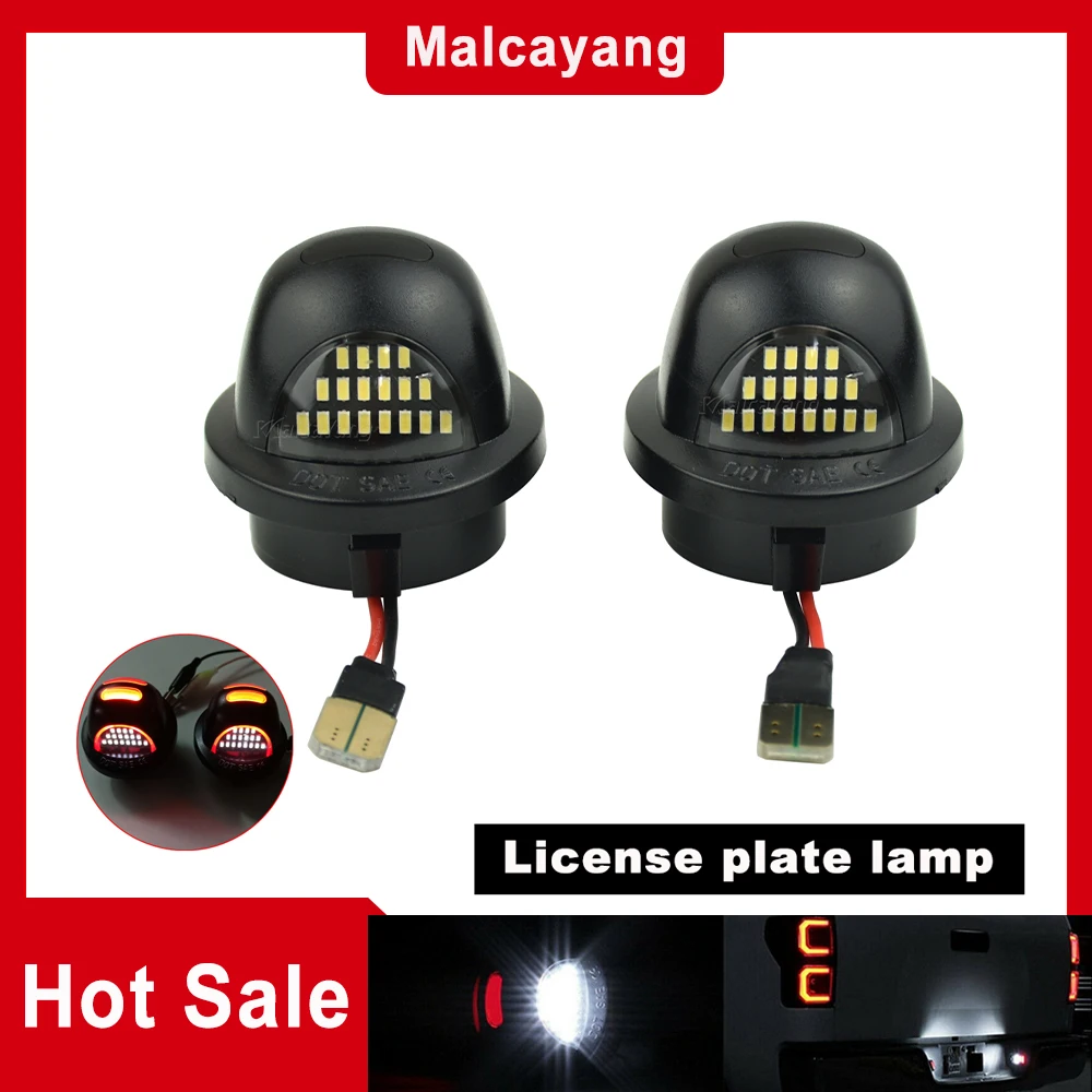 

LED License Plate Lights Auto Number Plate Lamp Car Light Assembly For Ford Ranger Explorer Expedition F150 F250 F350 F450 F550