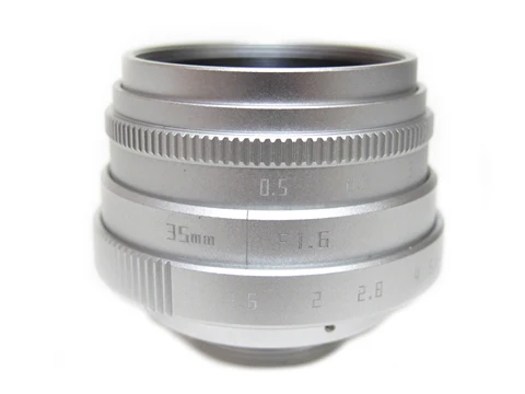 Fujian 35 мм f/1,6 CCTV II cine lens для M4/3 / MFT Mount Camera Pen E-PM1