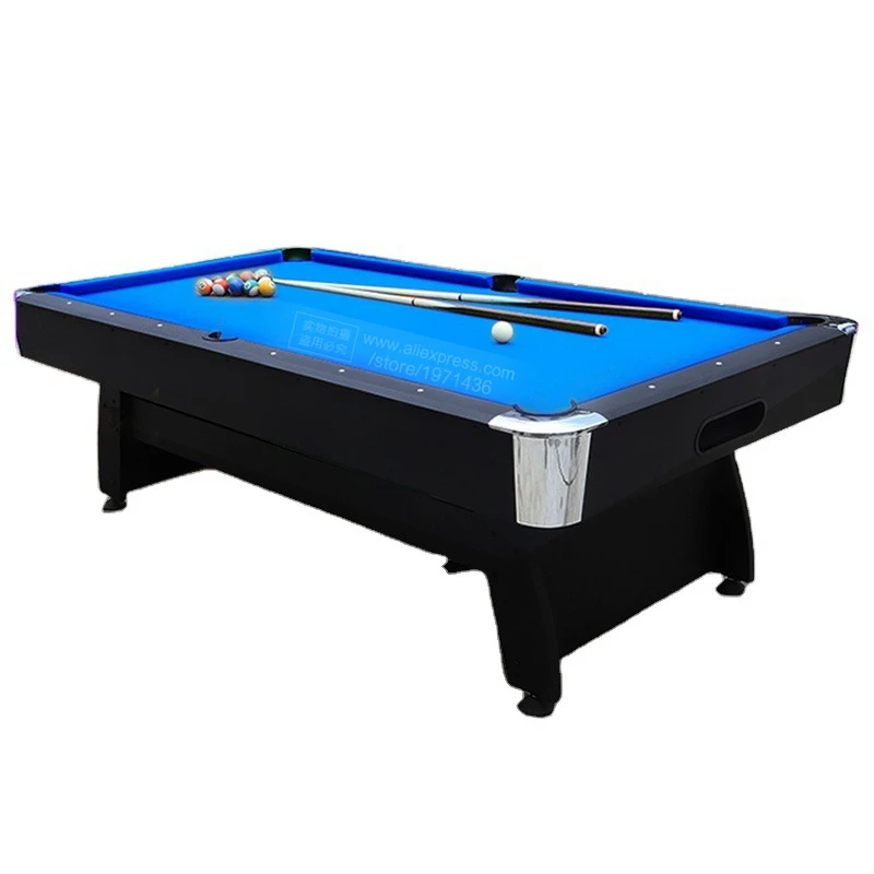 

Brand New 8ft Pool Table Indoor Sports Amusement Park Equipment Snooker Billiard Table