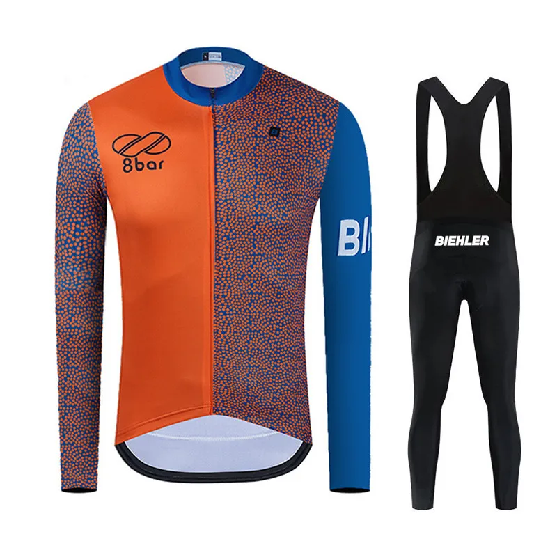 

Осенний велосипедный комплект из джерси BIEHLER с длинным рукавом, одежда для горного велосипеда, Мужская одежда для гоночного велосипеда, оде...