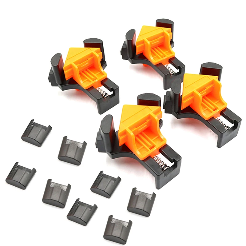 

90 Degree Fixing Clips 4 Pieces Adjustable Woodworking Right Angle Clips DIY