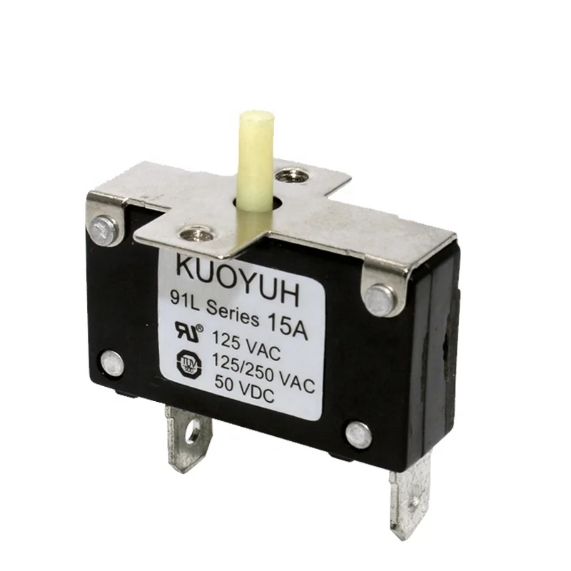 

Прерыватель цепи защиты от перегрузки двигателя серии Kuoyuh 91L, 250 В, 2 А