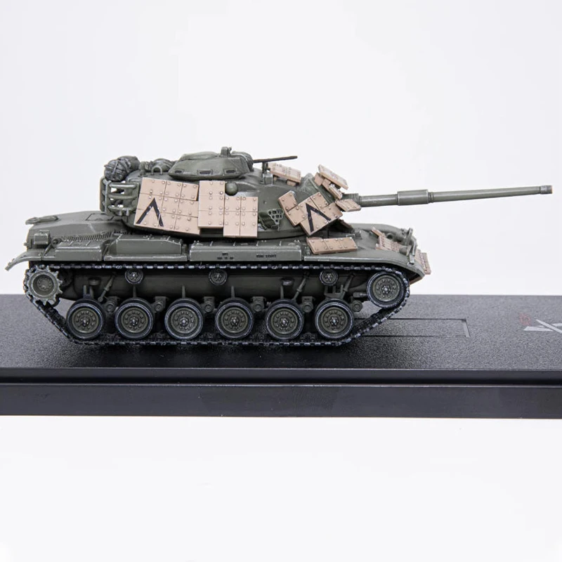 Фото Модель основного боевого танка M60A1 в масштабе 1:72, имитация ERA, пластиковая статическая модель для демонстрации, коллекционная игрушка, подарок, сувенир, украшение. №4