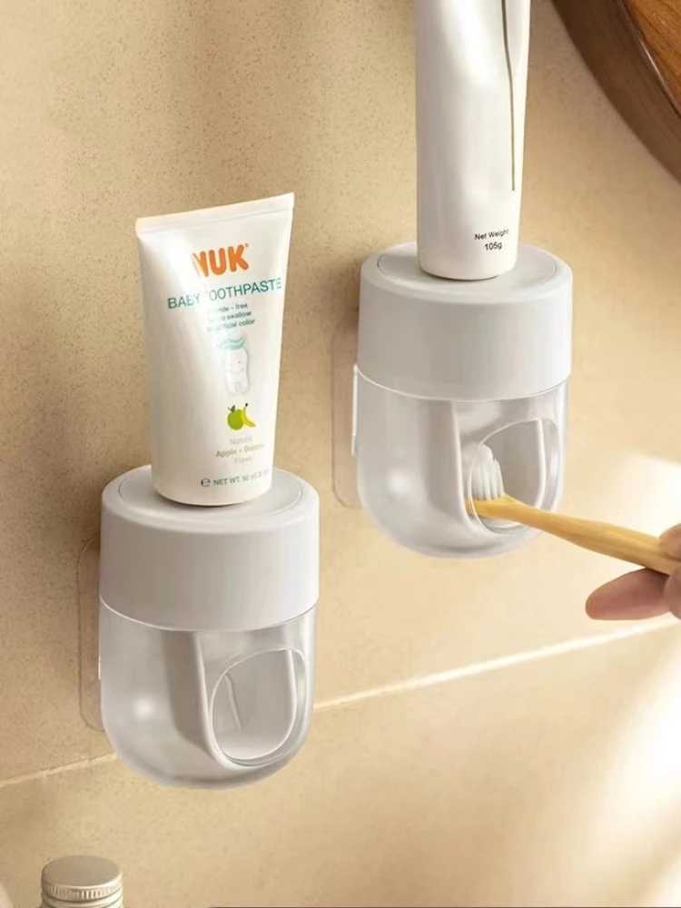 

Automatic Toothpaste Squeezer Wall-Mounted Fully Automatic Tube Quantitative Extruder Dispenser Salle De Bain Bathroom Products