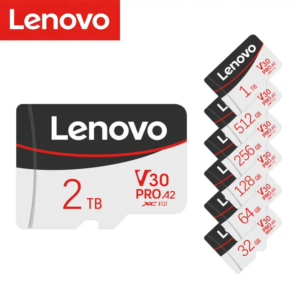 

Original Lenovo2TB Micro TF/SD Card Memory Card TF/SD Card 128GB 256GB 512GB Mini Memory Card Class10 For Camera/Phone 2023 NEW
