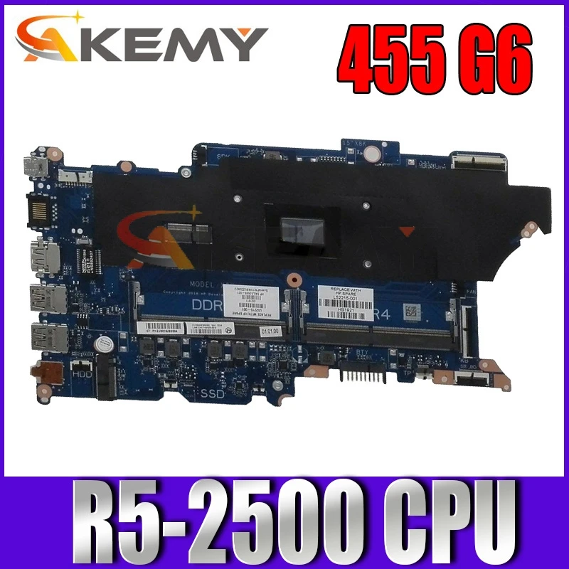 Материнская плата DA0X9KMB8C0 для ноутбука HP Probook 455 G6 материнская со стандартом памяти