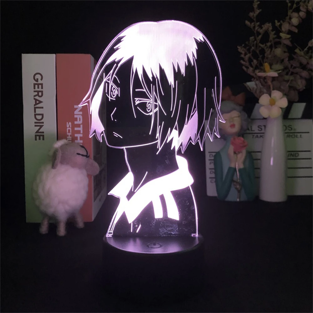 

Acrylic 3d anime lamp anime nightlights lamp figurine lighting for bedroom cartoon comics light home decor lamp Christmas gift
