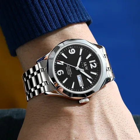 Швейцарский бренд IW Роскошные автоматические часы для мужчин механические SII NH36 сапфировые Водонепроницаемые 100 м светящиеся мужские часы GMT 2022