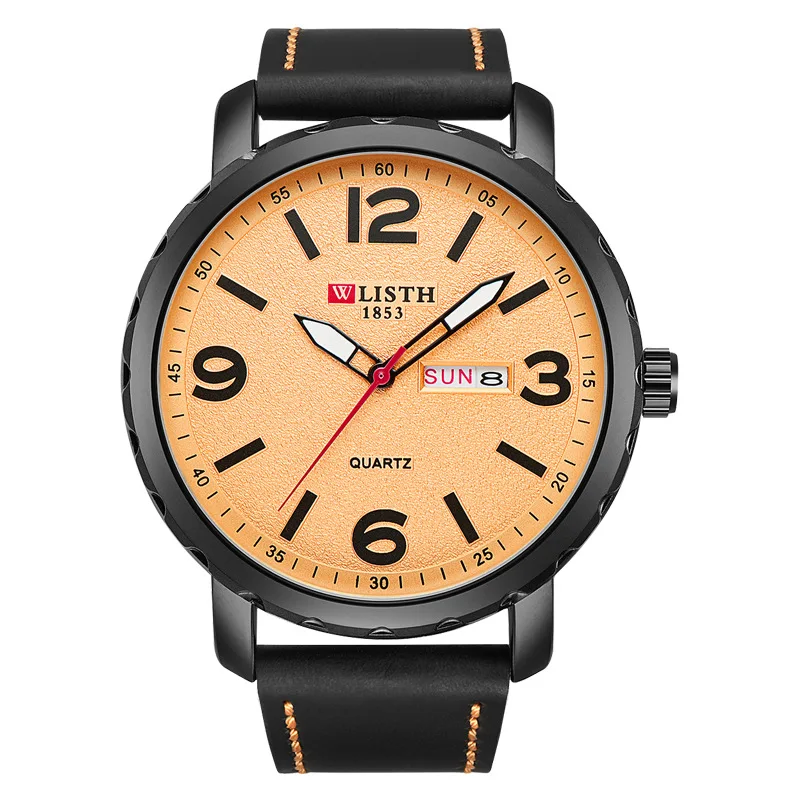 WLISTH Men's Watch Top Luxury Brand Sport Quartz Watch Men Watches Waterproof Wrist Watch Man Stainless Steel Date Clock Men enlarge