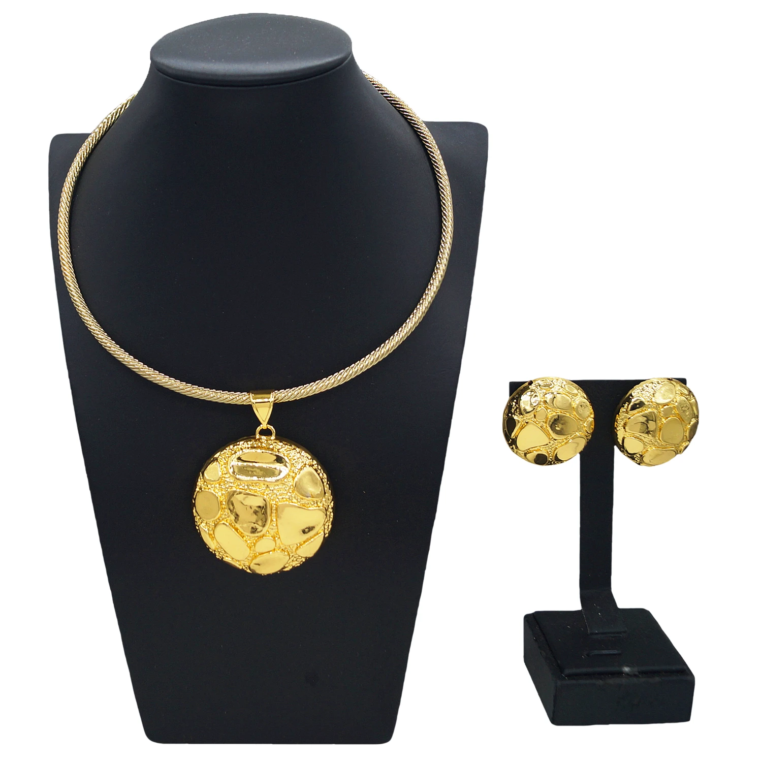 Новый итальянский женский комплект ювелирных изделий из 2-х качественных