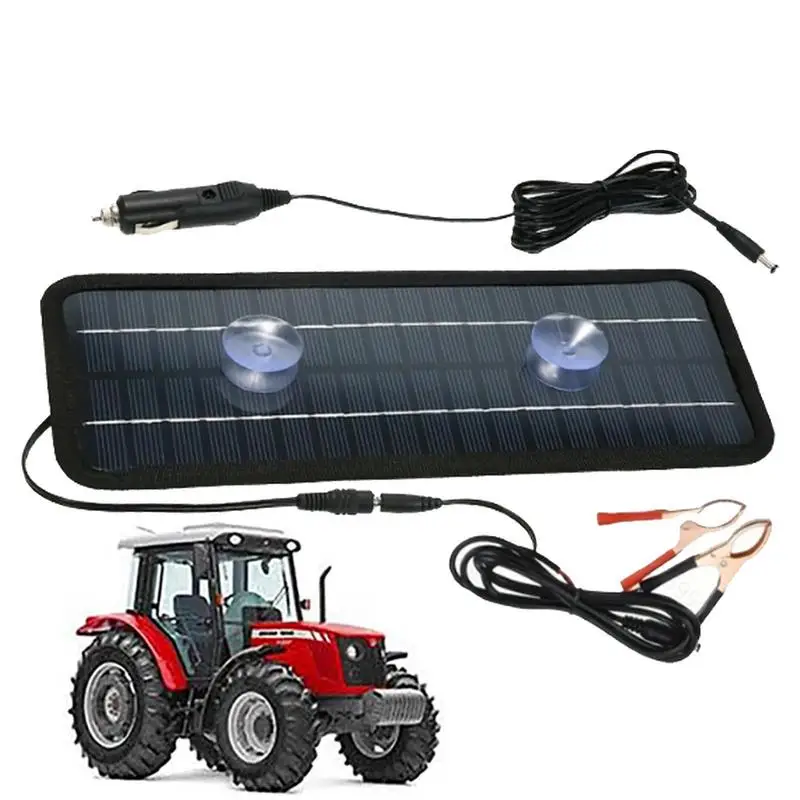 

18v 20w Solar Panel Charger Outdoor Portable Solar Plate Battery Trickle Charger For Car Van Boat Caravan Camper Camping