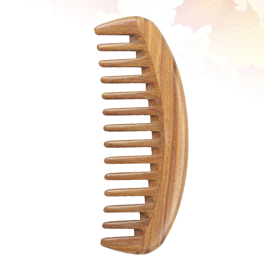 

Wide Sandalwood Comb Wooden Hair Comb Anti Static Hair Comb for 1pc