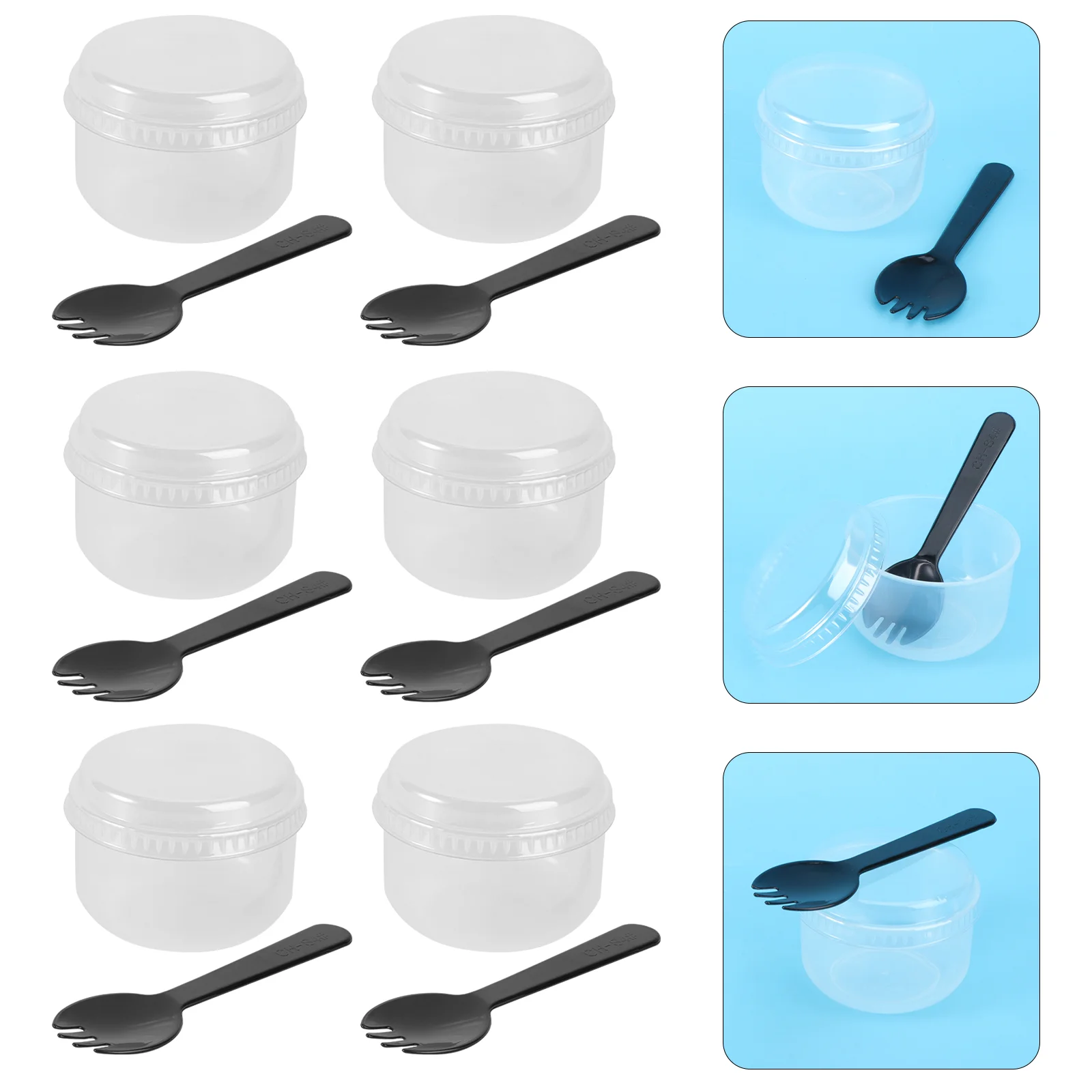 

Cup Cups Boxes Pudding Baking Jars Muffins Yogurt Transparent Dome Cupcake Containers Appetizer Serving Dessert Mousses Mini