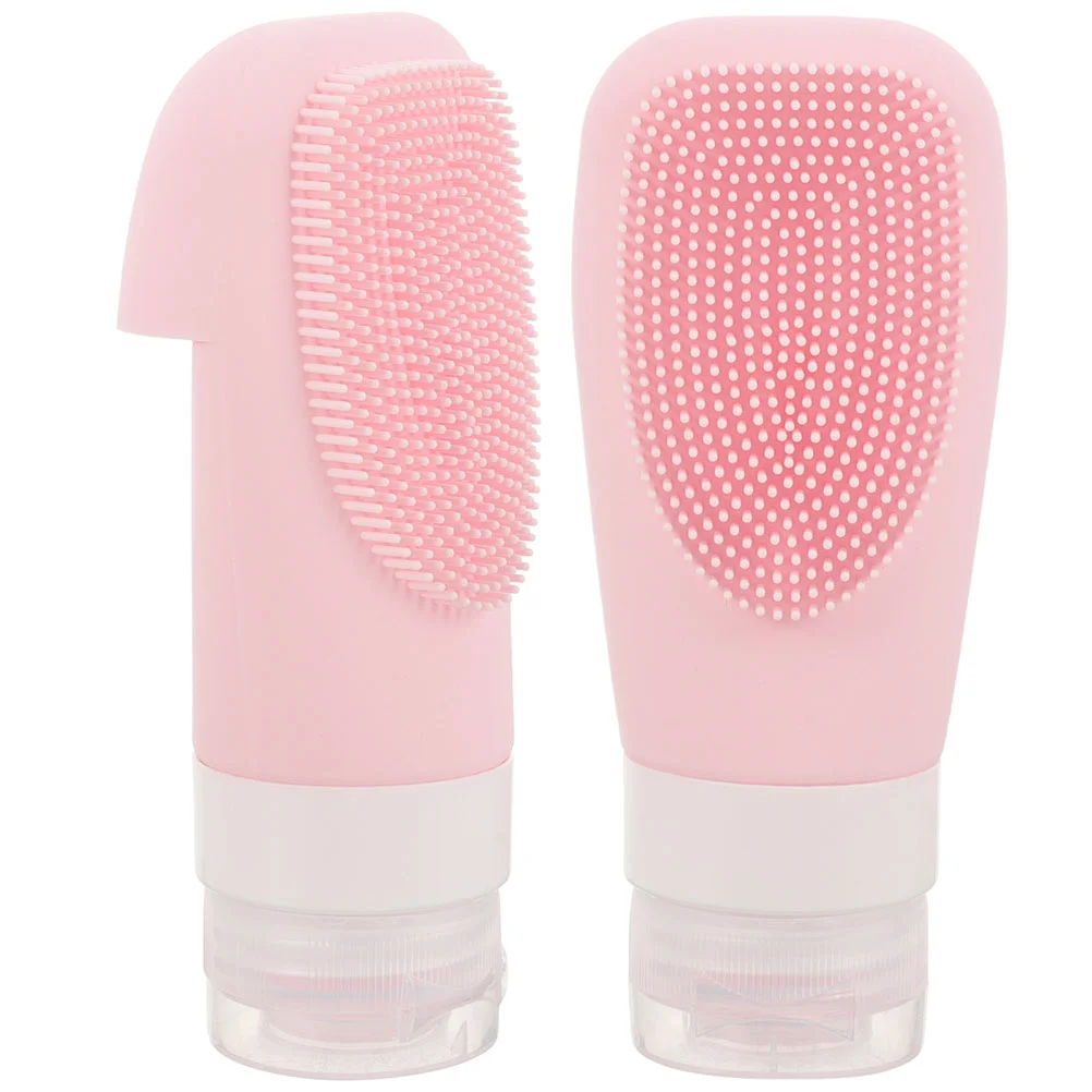 

2pcs Travel Toiletry Dispensers Empty Refillable Bottles Squeeze Bottles(60ml)