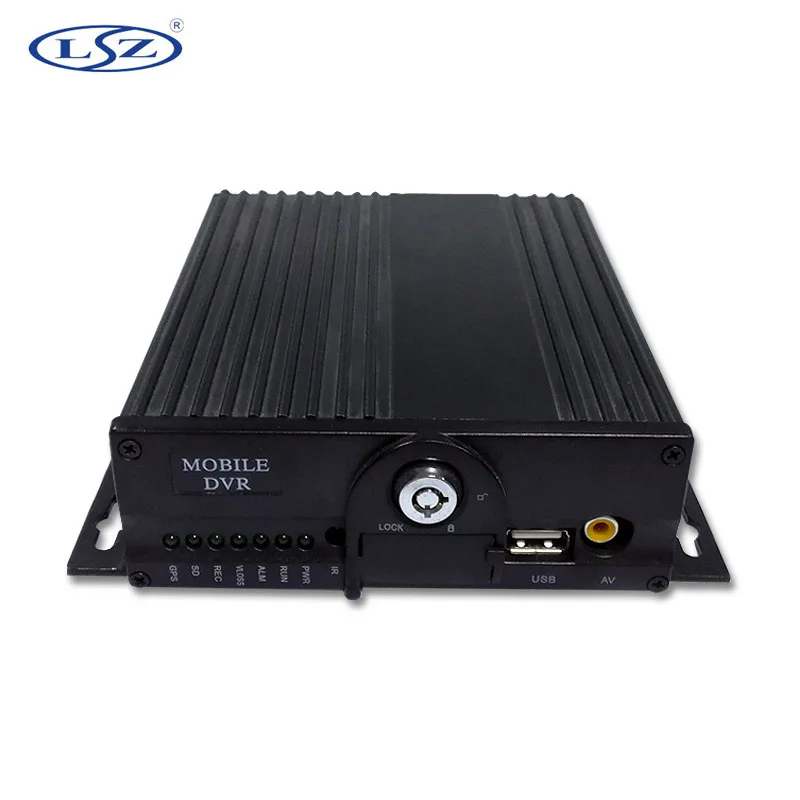 Низкая цена 4 канала Dual SD карты DVR 1080p 3G GPS WI-FI автомобиля черный ящик Грузовик