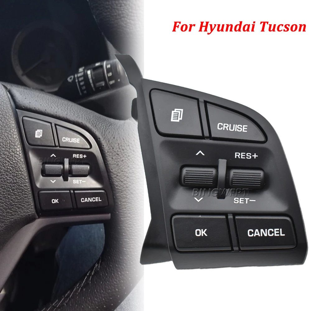 

BINGWFPT для Hyundai Tucson IX35 2015-2019 1,6T/2,0 кнопка круиз-контроля на руле, кнопка переключения 96720D3200