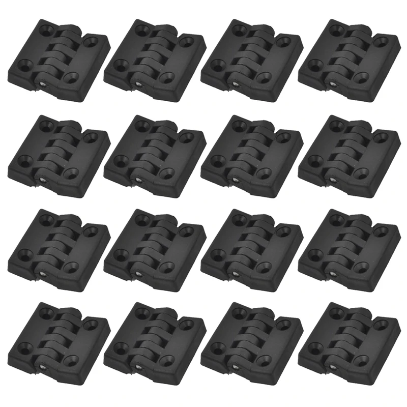 

80 Pieces Hinges For Cabinet Doors, Made Of Plastic, Reinforced, 40 X 40 Mm