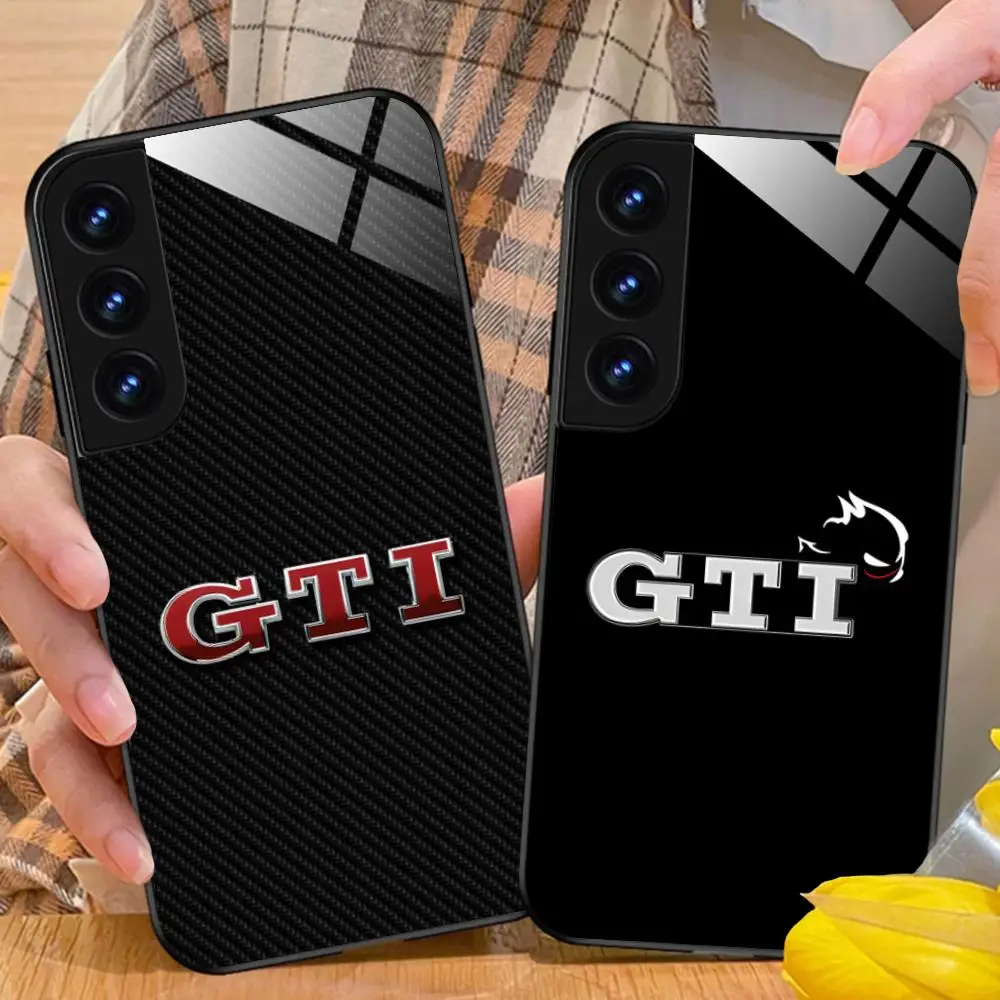 Фото Модный чехол GTI для Samsung Galaxy A26 25 24 23 22 21 17 16 15 14 13 12 11 5G, защитный стеклянный чехол №5