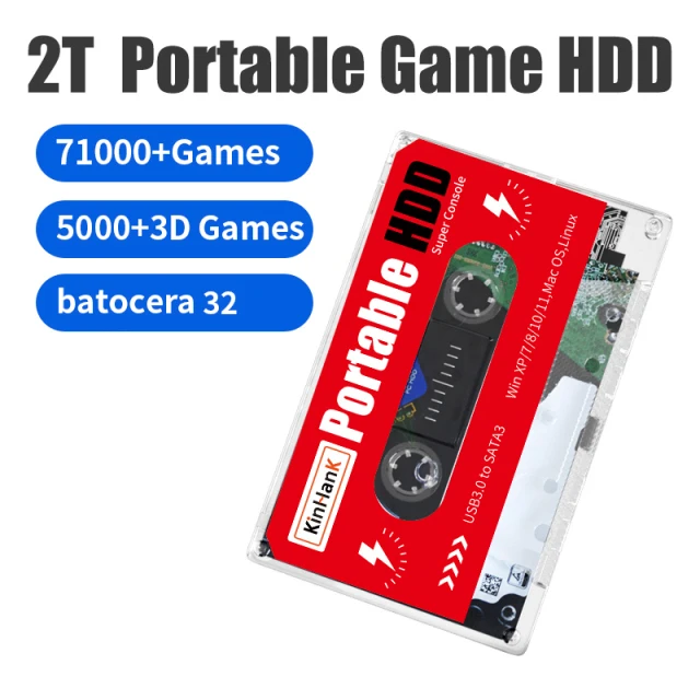 2T HDD Портативный внешний игровой жесткий диск SATA 3 для ноутбука/ПК/Windows/Mac OS с 71000 +