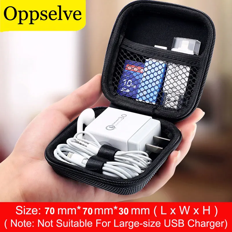 Mobile Phone Accessories Headphone Case Hard Box Bag For Apple Airpods Earpods Earphone USB Cable Charger Card Storage Package