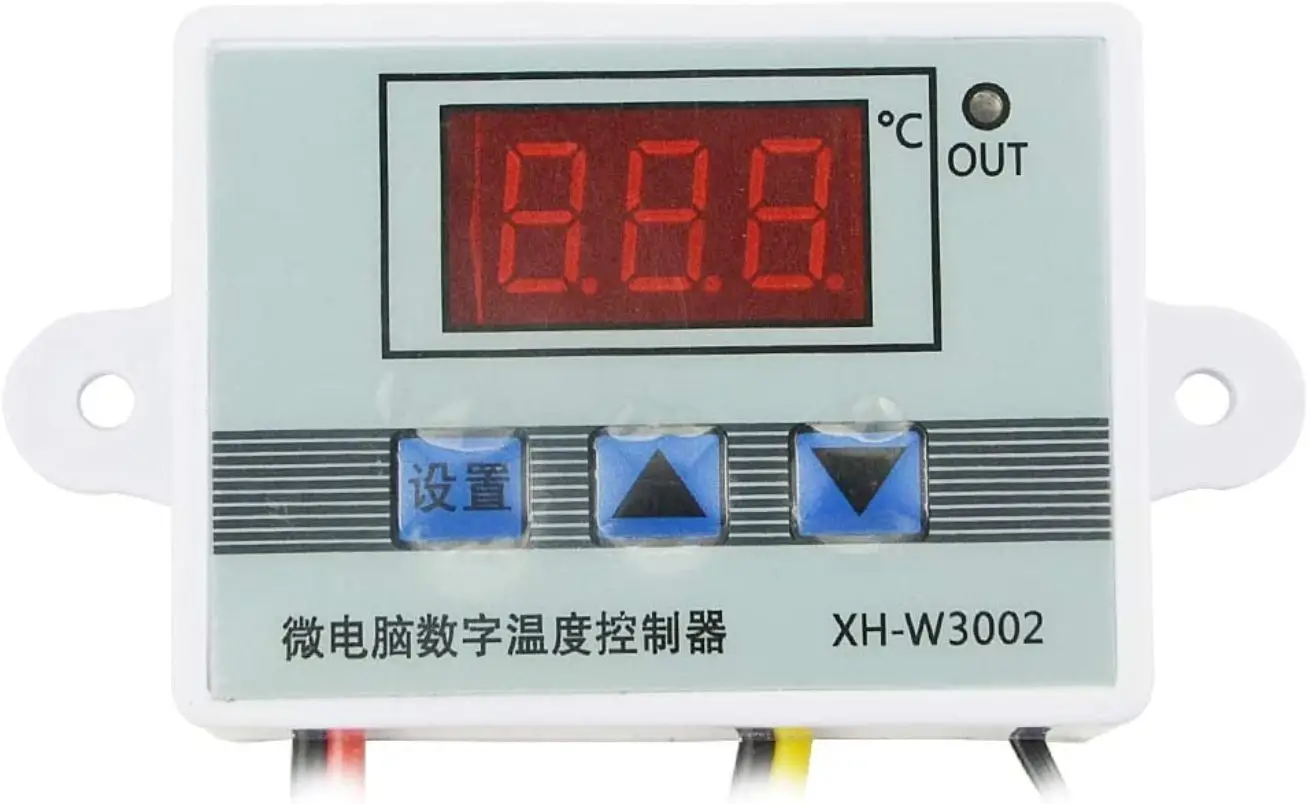 Термостат XH-W3001W3002, с цифровым дисплеем, светодиодный, микрокомпьютерный термостат, переключатель термометра, 12 В, 24 В, 220 В (art.: 3920bd0d4e72d) - 3920bd0d4e72d