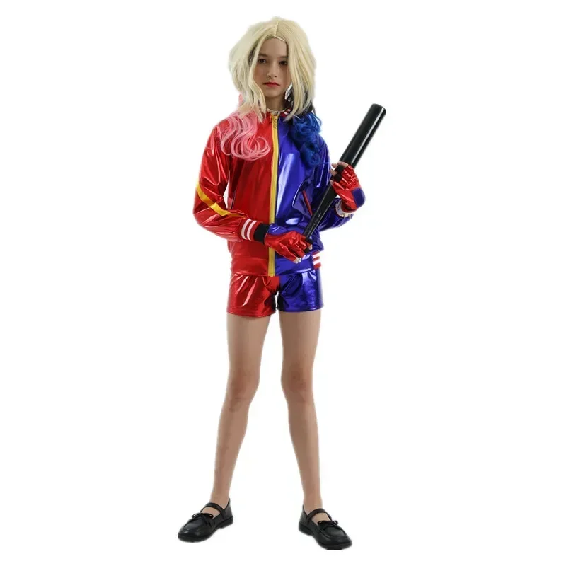 Детский костюм клоуна для девочки одежда ролевых игр пальто с вышивкой аксессуар