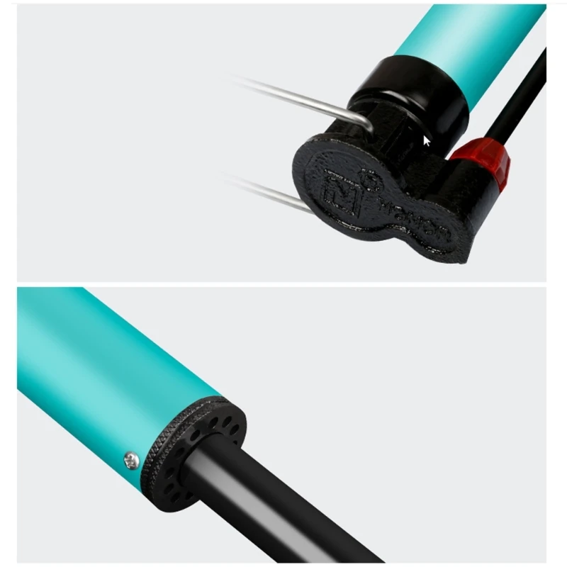 

Floor Bike Pump High Pressure Bike Tire Pump Portable Bike Tire Inflator Compact Bicycles Pump for Road Mountain Bike