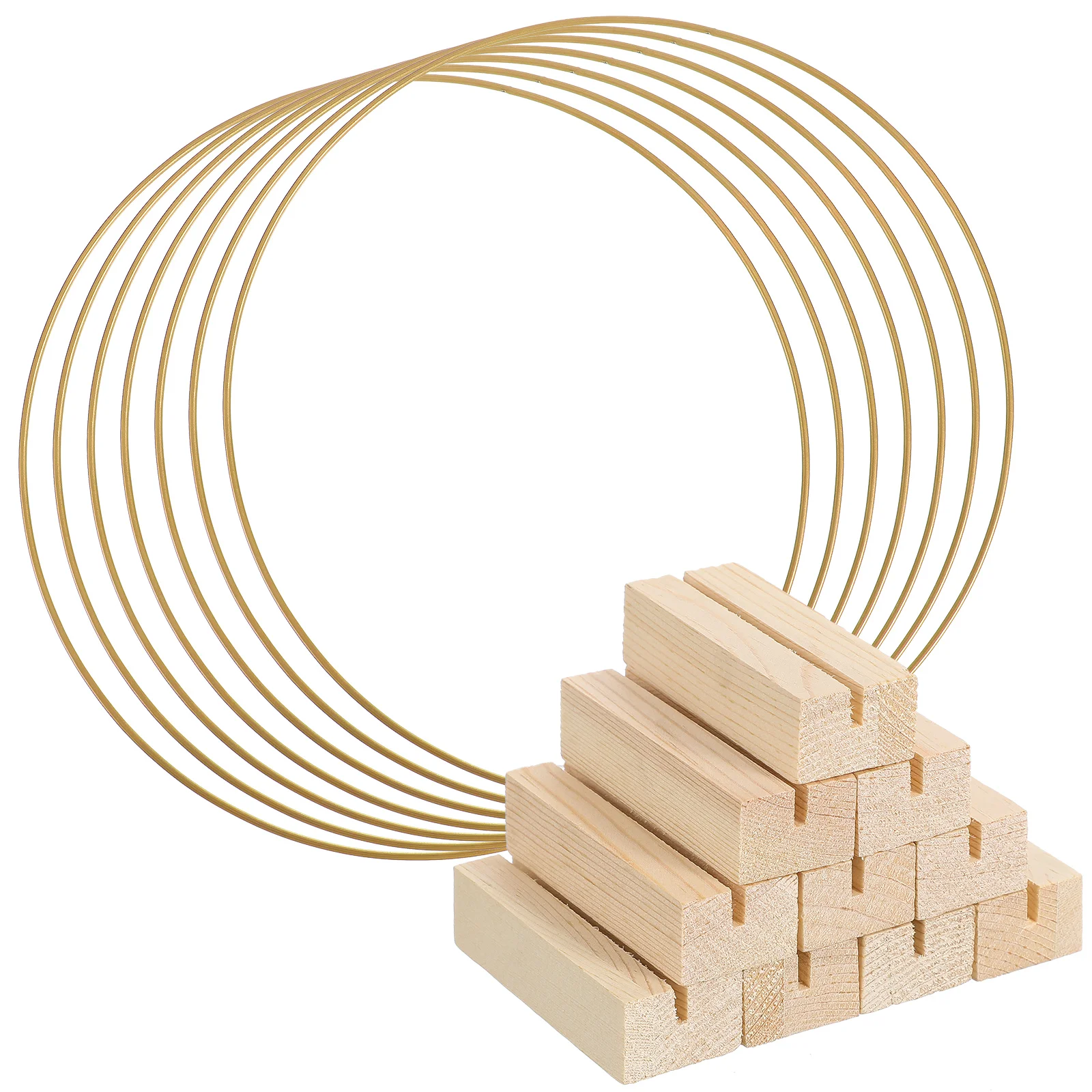 10 шт. обручи декоративные для поделок металлические рамки венков цветочные с