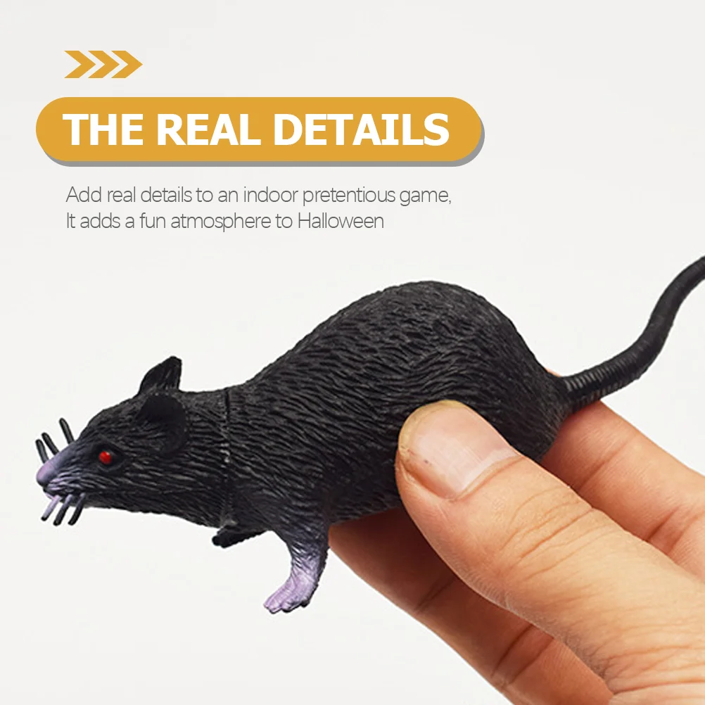 6 шт. реалистичная игрушка с имитацией мыши реквизит для розыгрыша на Хэллоуин