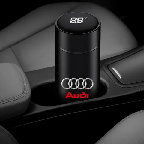 500 мл интеллектуальный термос из нержавеющей стали для Audi Sport RS A1 A3 A4 B7 B8 A5 A6 A7 A8 Q3 Q5 Q7