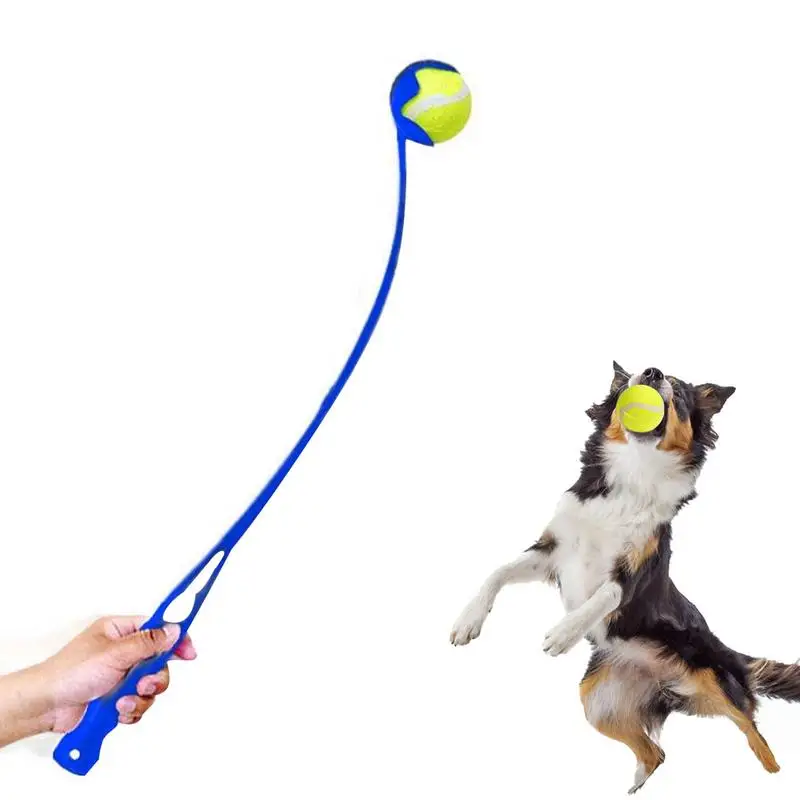 

Dog Ball Launcher Dog Ball Thrower Interactive Dog Toys With Ergonomic Handle Tennis Ball Thrower For Exercise Training Outdoor