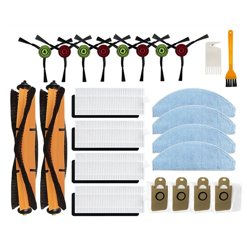 

Лучшие предложения, запасная часть, основная и боковая щетки, HEPA-фильтр, совместимый с роботизированным пылесосом Lydsto G2, аксессуары