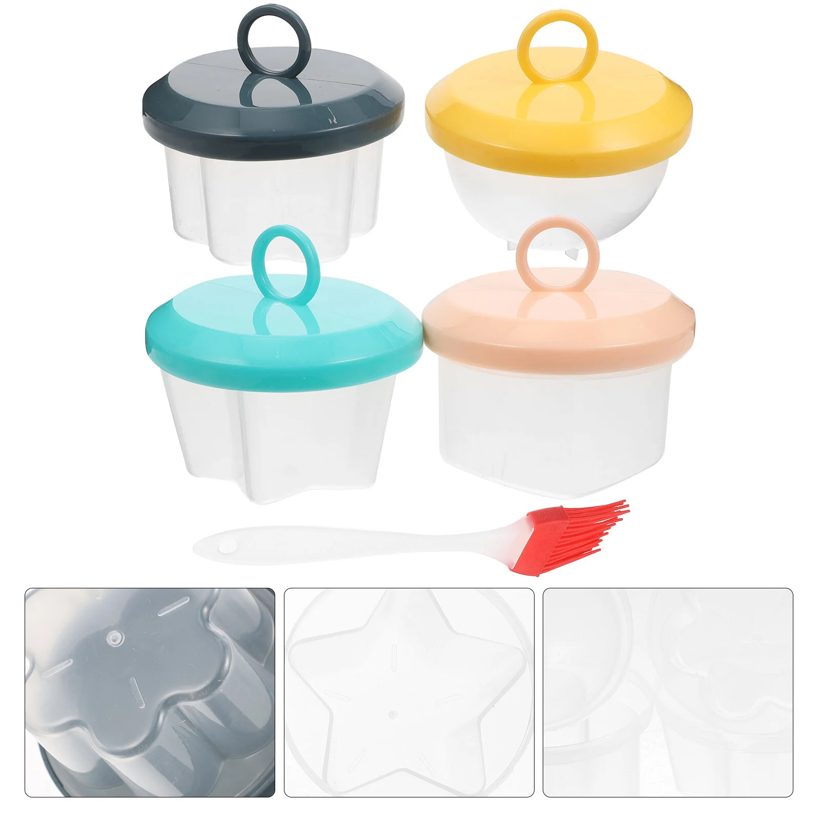 

Electric Pressure Cooker Egg Poacher Microwavable Microwave Steamers Cooking Mold