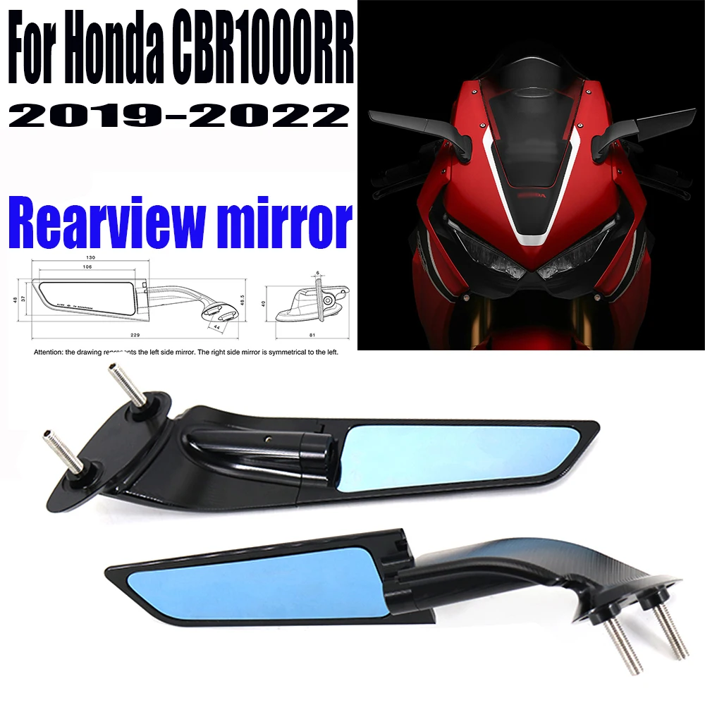 

Motorcycle Accessories Mirror 2019 2020 2021 2022 Rearview Mirrors Waterproof For Honda CBR1000RR CBR 1000 RR cbr1000rr