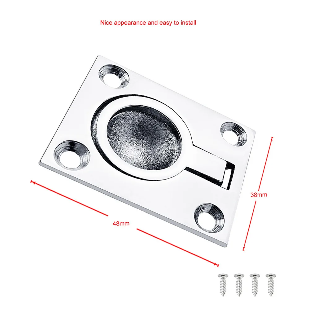 

Durable Boat Hatch Handle Ring Handle Stainless Steel 1 Piece Accessory