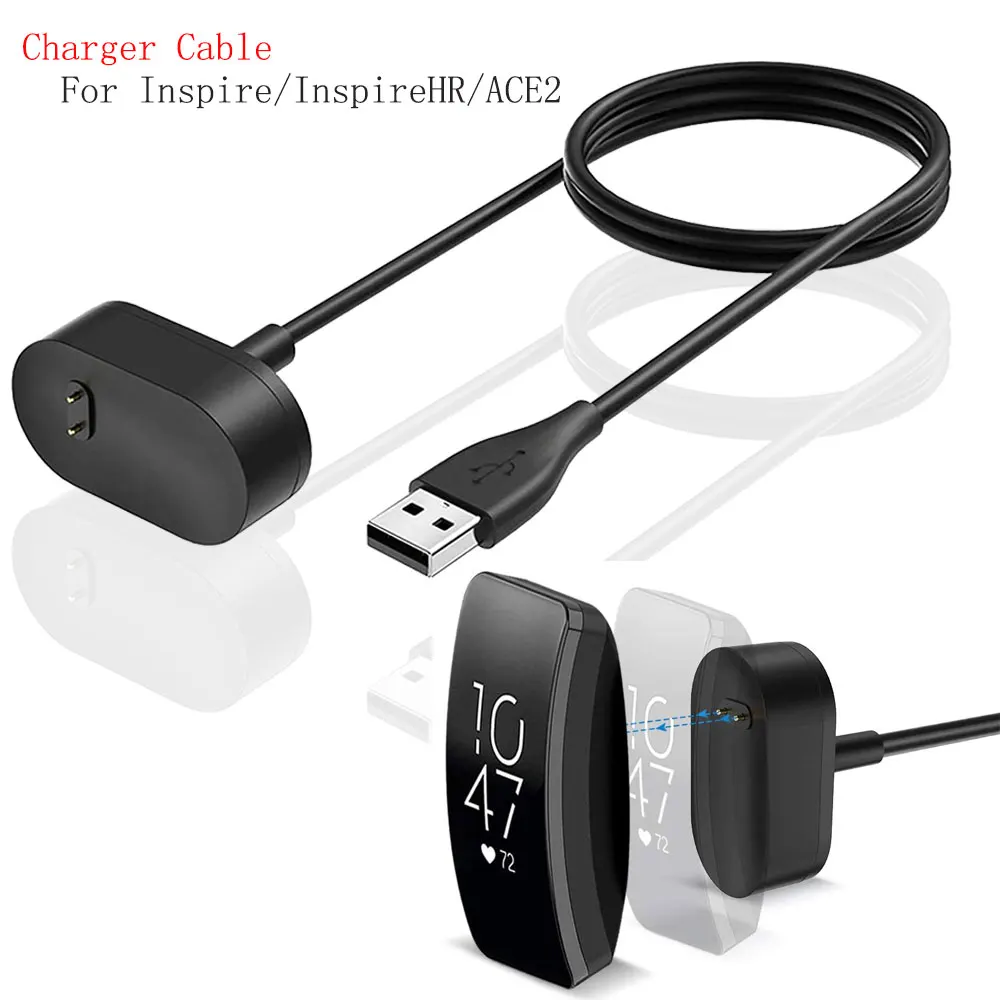 

Charging Dock For Fitbit Inspire/Inspire HR Smart Watch Charger Cable USB Charging Data Cradle For Fitbit Ace 2 Charger Stand