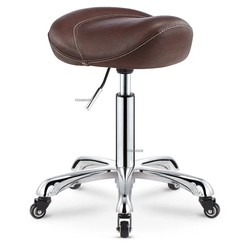 

Hairdressing Beauty Salon Stool Barber Chair with Pulley Nail Makeup Tattoo Chair Lift Swivel Office Chair Salon Furniture B