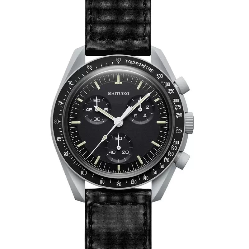 

Часы наручные мужские/женские с хронографом, многофункциональные, с пластиковым чехлом, с надписью «вес Луны», в деловом стиле