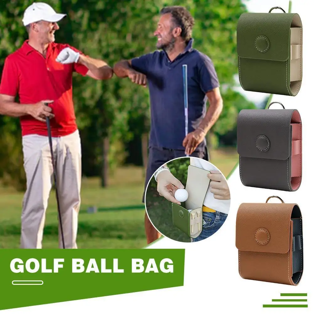 

Портативная поясная сумка для Golf, сумка для мячей для гольфа, ударопрочная кожаная водонепроницаемая сумка для дальномера, детали для гольф...