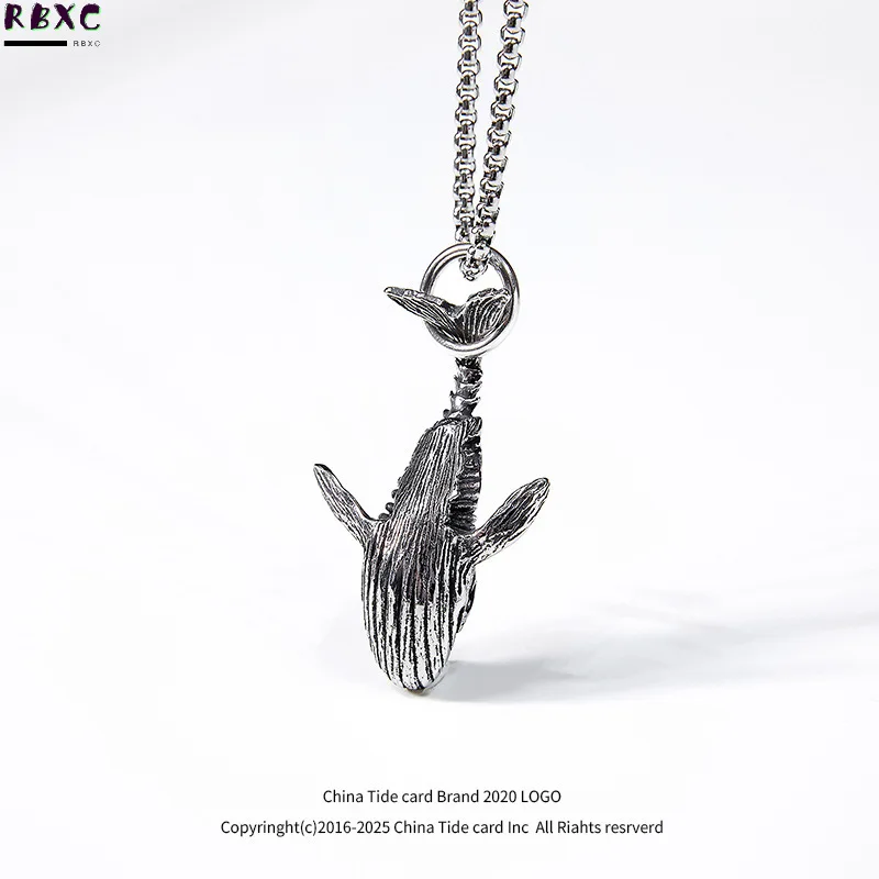 

Rbxc Chaopai Street Hip Hop Hiphop Necklace Male Personality Dolphin Pendant Ins Hip Hop Versatile Pendant Couple Jewelry
