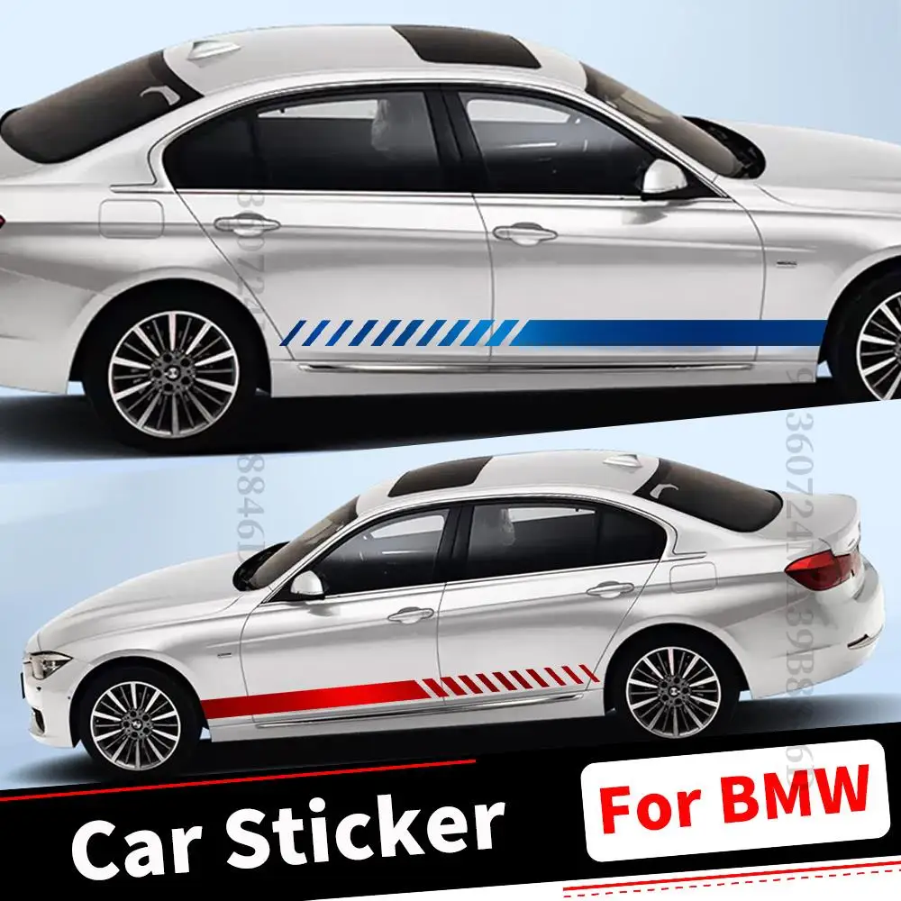

Спортивная крутая фотография для BMW 99%, седан, аксессуары для тюнинга внедорожника 4D, стильная Светоотражающая полоса, наклейка на тело