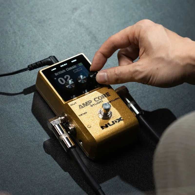 Фото NUX Amp Core Studio — модельер гитарных усилителей — 26 моделей усилителей + загрузка IR-фильтров + USB-аудиоинтерфейс №4