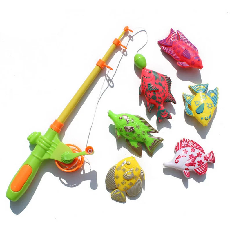 Детские развивающие игрушки Магнитная рыбалка для детских игр мальчиков и