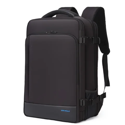 Рюкзак мужской для путешествий, деловая расширяемая сумка с USB, вместительный Водонепроницаемый модный рюкзак для ноутбука 15,6 дюйма