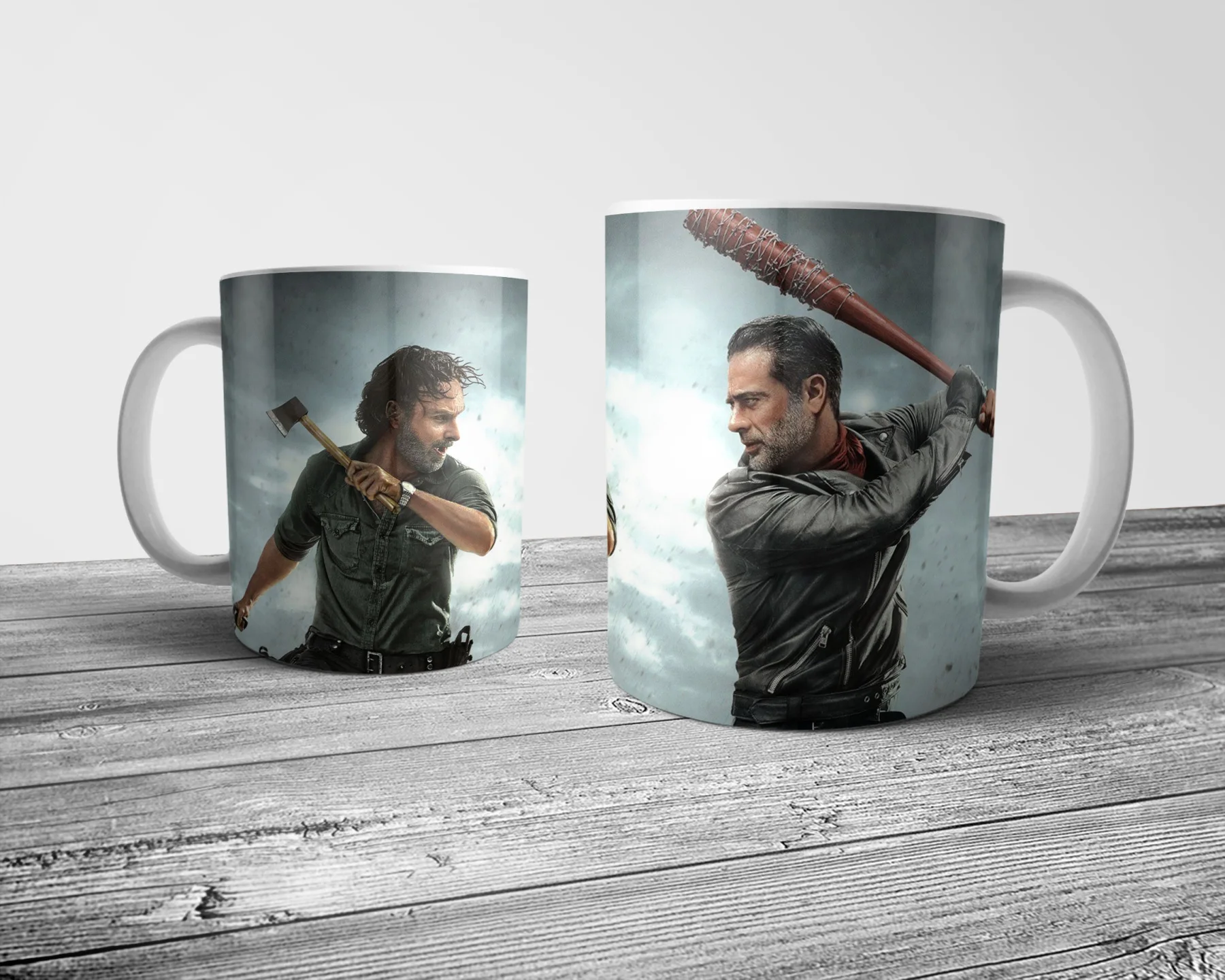 Кружка Pixxa Negan Ходячие мертвецы модель чашки 4 для молока кофе чая фарфоровый